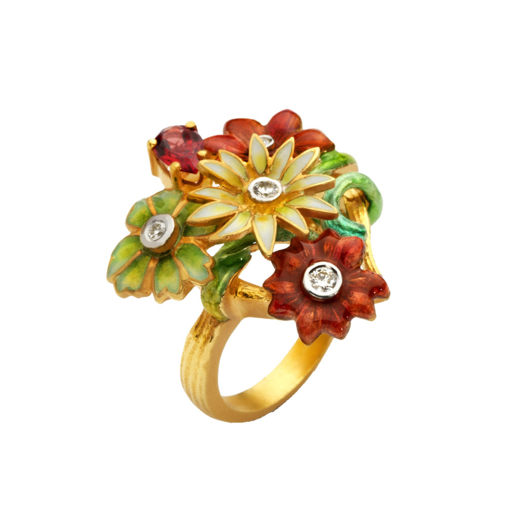 Lively Bouquet AN-285 Ring